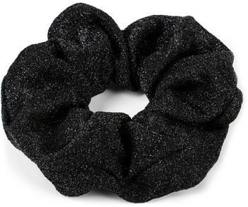 styleBREAKER Damen Glitzer XXL Haargummi im Retro Style, elastisch, Scrunchie, Zopfgummi, Haarband 04027001