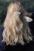styleBREAKER Damen Haarspange rechteckig mit Kunststoff Perlen und Clipverschluss, Haarklammer, Spange 04027007