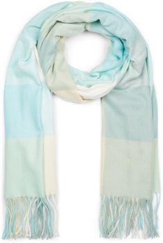 styleBREAKER Unisex weicher Karo Schal mit langen Fransen, bunt kariert, warme Winter Stola mehrfarbig 01017110