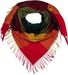 styleBREAKER Damen XXL Schal mit mehrfarbigem Karo Muster und Fransen, warmes Winter Tuch, Deckenschal 01017116