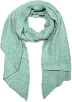 styleBREAKER Damen Schal aus weicher Viskose | einfarbiger Webschal in asymmetrischer Form | große Stola für Herbst und Winter Looks