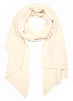 styleBREAKER Damen Schal aus weicher Viskose | einfarbiger Webschal in asymmetrischer Form | große Stola für Herbst und Winter Looks