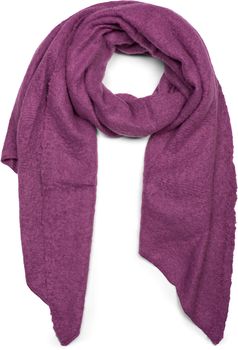 styleBREAKER Damen weicher unifarbener Web Schal in asymmetrischer Form, warme Winter Stola einfarbig 01017118