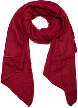 styleBREAKER Damen Schal aus weicher Viskose | einfarbiger Webschal in asymmetrischer Form | große Stola für Herbst und Winter Looks