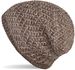 styleBREAKER Damen Strick Beanie Mütze mit Pailletten und Thermo-Fleece Futter, Winter Slouch Beanie 04024168