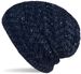 styleBREAKER Damen Strick Beanie Mütze mit Pailletten und Thermo-Fleece Futter, Winter Slouch Beanie 04024168