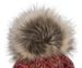 styleBREAKER Damen Strick Bommelmütze mit Zopfmuster Verlauf, Pailletten und Fleece Futter, Winter Fellbommel Mütze 04024170