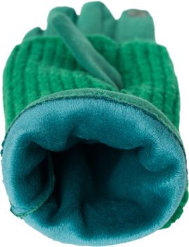 styleBREAKER | Damen Kuschelige Handschuhe, Touchscreen, abnehmbare Strickstulpen, 2 in 1 warme Winterhandschuhe für eisige Tage 09010022