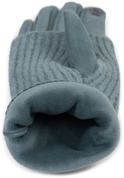 styleBREAKER | Damen Kuschelige Handschuhe, Touchscreen, abnehmbare Strickstulpen, 2 in 1 warme Winterhandschuhe für eisige Tage 09010022