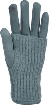 styleBREAKER | Damen Kuschelige Handschuhe, Touchscreen, abnehmbare Strickstulpen, 2 in 1 warme Winterhandschuhe für eisige Tage 09010022