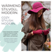 styleBREAKER Damen 3 in 1 Touchscreen Handschuhe mit abnehmbarer Strick Stulpe | Winterhandschuhe | 3 Tragevarianten | Weich warm elastisch in vielen Farben