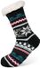 styleBREAKER Unisex ABS Stoppersocken mit Teddyfutter und Norweger Muster, ABS-Socken, Größe 35-42 EU / 5-10 US / 4-8 UK 08030008