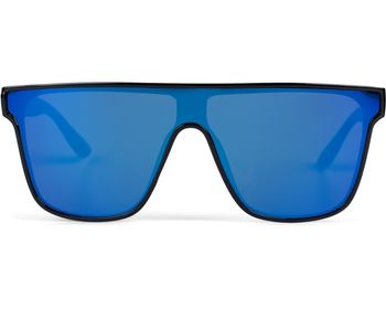 styleBREAKER Unisex Shield Monoglas Sonnenbrille, Polycarbonat Glas und Kunststoff Rahmen, Retro Nerd Style 09020108
