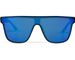styleBREAKER Unisex Shield Monoglas Sonnenbrille, Polycarbonat Glas und Kunststoff Rahmen, Retro Nerd Style 09020108