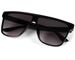 styleBREAKER Unisex Shield Monoglas Sonnenbrille, Polycarbonat Glas und Kunststoff Rahmen, Retro Nerd Style 09020108