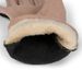 styleBREAKER Damen Touchscreen Handschuhe mit Riffel Muster und Fleece Futter, warme Thermo Fingerhandschuhe, Winter 09010029