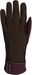 styleBREAKER Damen Touchscreen Handschuhe mit Riffel Muster und Fleece Futter, warme Thermo Fingerhandschuhe, Winter 09010029