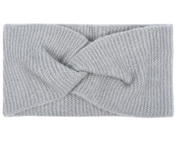 styleBREAKER Damen Feinstrick Stirnband mit Twist Knoten, warmes Winter Haarband, Headband 04026047