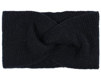 styleBREAKER Damen Feinstrick Stirnband mit Twist Knoten, warmes Winter Haarband, Headband 04026047