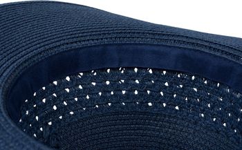 styleBREAKER Damen Großer Sonnenhut mit dünnem Hutband und Schleife, Strohhut, Schlapphut, Sommerhut, Hut 04025024