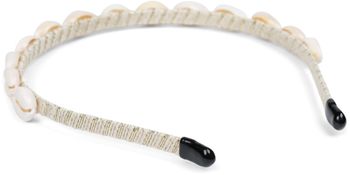 styleBREAKER Damen Haarreif schmal mit Muscheln besetzt, Maritim Haarband, Headband 04027012