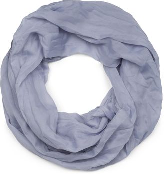 styleBREAKER leichter unifarbener Loop Schlauchschal | Sommerschal aus fließendem Material | Seidiges Halstuch für Damen & Herren | Weich, Luftig & Modisch | 77 x 46 cm