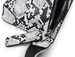styleBREAKER Damen Bauchtasche mit Schlangen Muster, verstellbarer Gurt, Reißverschluss, Gürteltasche, Hüfttasche 02012321