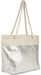 styleBREAKER Damen XXL Große Strandtasche mit Metallic Infinity Muster und Reißverschluss, Schultertasche, Shopper 02012347