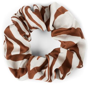 styleBREAKER Damen XXL Haargummi mit Zebra Muster im Animal Print Style, elastisch, Scrunchie, Zopfgummi, Haarband 04027018