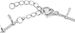 styleBREAKER Damen Fußkettchen mit fein verzierten Anhängern, Gliederkette, Karabiner Verschluss, Kette, Schmuck 05080011