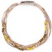 styleBREAKER Damen Armband mit feinen Schlangenketten und Kunststoff Perlen, Magnetverschluss, Armschmuck, Schmuck 05040179