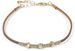 styleBREAKER Damen Armband mit Würfel Verzierung und Karabiner Verschluss, Armkette, Armschmuck, Schmuck 05040183