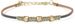 styleBREAKER Damen Armband mit Würfel Verzierung und Karabiner Verschluss, Armkette, Armschmuck, Schmuck 05040183