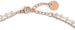 styleBREAKER Damen Edelstahl Layer Halskette 2-reihig mit Kunststoff Perlen und Anhängern, Ankerkette, Kette, Schmuck 05030067