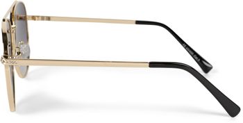 styleBREAKER Damen Piloten Sonnenbrille mit Strass Applikation, getönte Polycarbonat Gläser und Metall Gestell 09020119