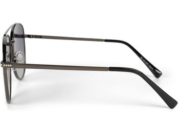 styleBREAKER Damen Piloten Sonnenbrille mit Strass Applikation, getönte Polycarbonat Gläser und Metall Gestell 09020119