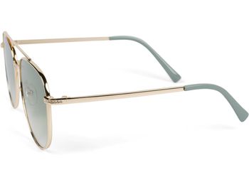 styleBREAKER Damen Piloten Sonnenbrille mit Strass Applikation, getönte Polycarbonat Gläser und Metall Gestell 09020119