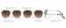 styleBREAKER Damen Piloten Sonnenbrille mit Strass Applikation, getönte Polycarbonat Gläser und Metall Gestell 09020119