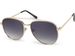 styleBREAKER Damen Piloten Sonnenbrille mit Strass Applikation, getönte Polycarbonat Gläser und Metall Gestell 09020119