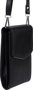 styleBREAKER Mini Umhängetasche mit V-Klappe und Metall Detail | kleine Handytasche zum Umhängen | elegante Crossbody Bag mit Kartenfächern für Damen