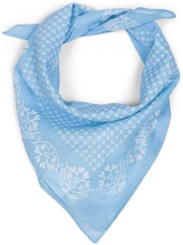 styleBREAKER Damen Dreieckstuch Baumwolle mit Blümchen Muster, Multifunktion Tuch, Halstuch, Kopftuch, Bandana 01016201