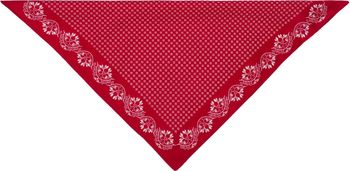 styleBREAKER Damen Dreieckstuch Baumwolle mit Blümchen Muster, Multifunktion Tuch, Halstuch, Kopftuch, Bandana 01016201