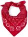 styleBREAKER Damen Dreieckstuch Baumwolle mit Blümchen Muster, Multifunktion Tuch, Halstuch, Kopftuch, Bandana 01016201