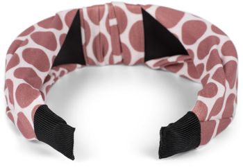 styleBREAKER Damen Haarreif mit Polka Dots Punkte Muster und Knoten, Retro Style Rockabilly Vintage Look, Haarband 04027023