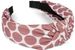 styleBREAKER Damen Haarreif mit Polka Dots Punkte Muster und Knoten, Retro Style Rockabilly Vintage Look, Haarband 04027023