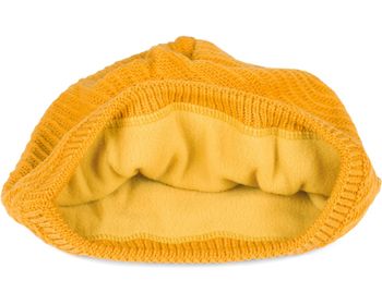 styleBREAKER Unisex Strick Beanie Mütze mit Thermo-Fleece Innenfutter, Einfarbige Winter, Uni Strickmütze 04024176