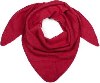 styleBREAKER Damen Großer Strick Dreieck Schal einfarbig meliert | Weiches warmes Winter Dreiecktuch | Strickschal aus Viskose Wolle für kuschlige Looks