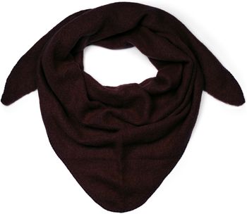 styleBREAKER Damen Großer Strick Dreieck Schal einfarbig meliert | Weiches warmes Winter Dreiecktuch | Strickschal aus Viskose Wolle für kuschlige Looks