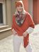 styleBREAKER Damen Loop Schal mit abstraktem Pinselstrich Muster, Schlauchschal mehrfarbig bunt, Tuch 01017130