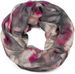 styleBREAKER Damen Loop Schal mit abstraktem Pinselstrich Muster, Schlauchschal mehrfarbig bunt, Tuch 01017130